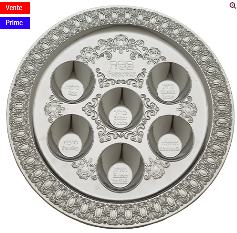 Plateau de seder en PVC 38 cm