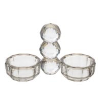 Salière et poivrière en cristal premier prix