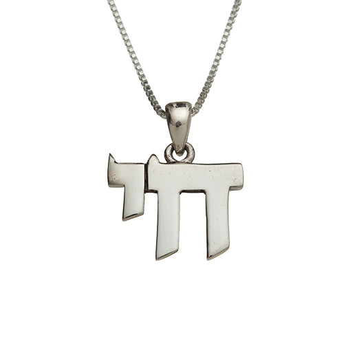 Pendentif Hai en argent avec sa chaine
