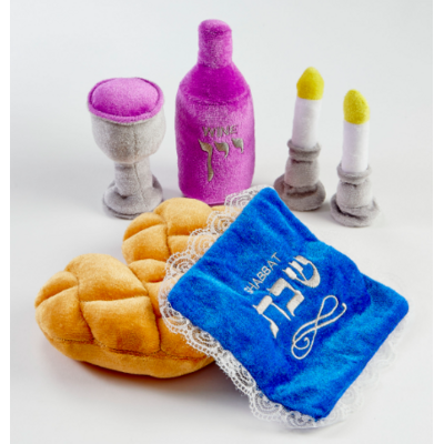 Set de chabat en peluche