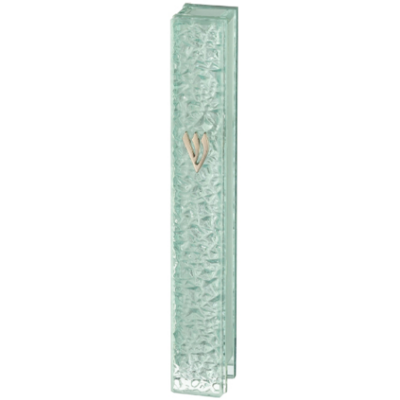 Boitier de mezouza en verre de 12 cm