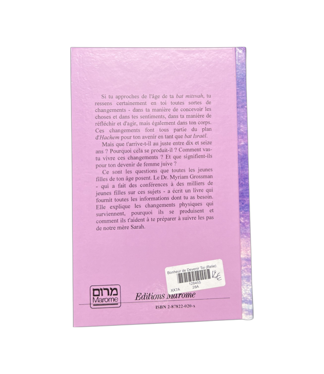 Le Bonheur de devenir Toi - Dr Myriam GROSSMAN
