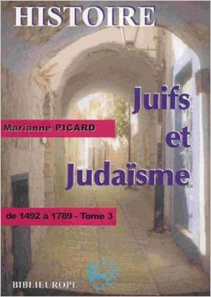 Juifs et Judaïsme vol 3 de Marianne Picard