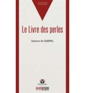 le livre des perles de salomon Ibn Gabirol