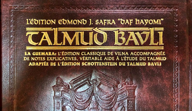 Le TALMUD bilingue Artscroll Traité Taanit complet