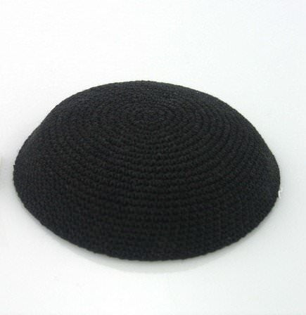 Kippa crochetée Maguen Argent Taille Standard