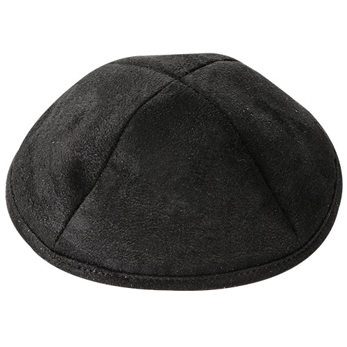 Kippa en Daim haute qualité noir