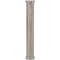 Boitier de mezouza de Luxe filigrane nickel 12cm