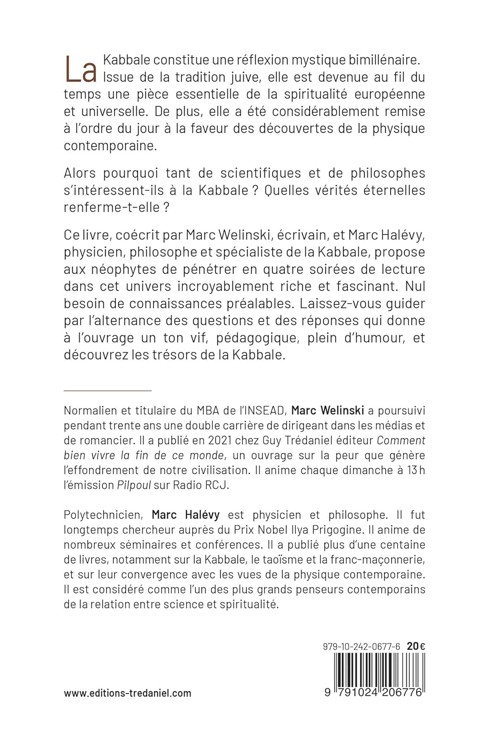 Les trésors de la kabbale - Welinski & Halevy