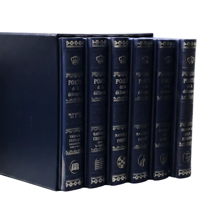 Coffret livres de prières des 5 fêtes et de prières journalières hébreu/français mot à mot