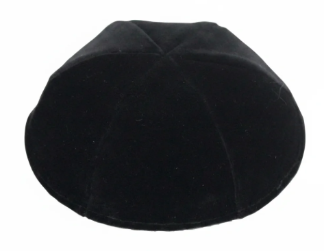 Kippa velours qualité standard sans liseret