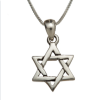 Pendentif Maguen David argent avec chaine