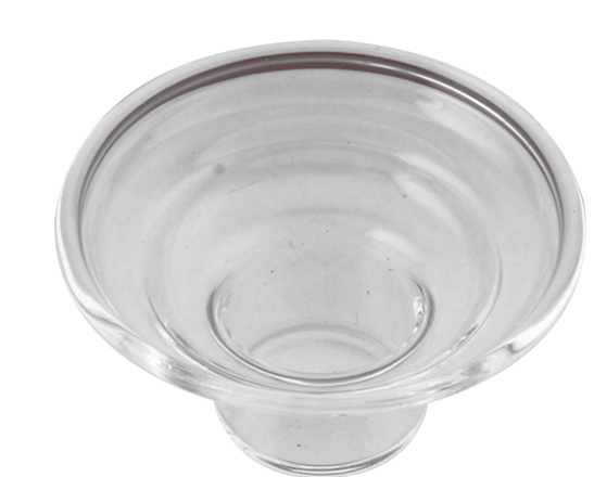 Protège bougeoir support bougie en verre