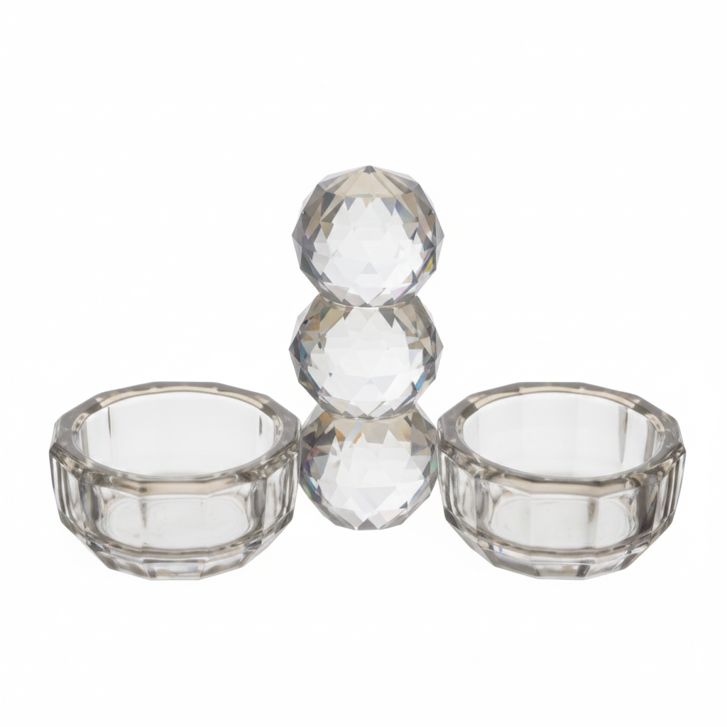 Salière et poivrière en cristal premier prix