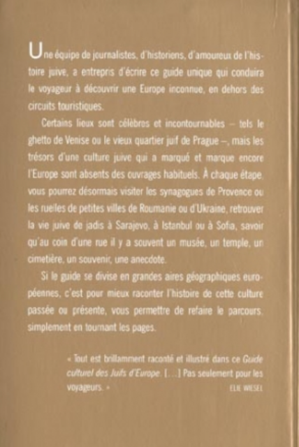 Guide culturel des juifs d'Europe