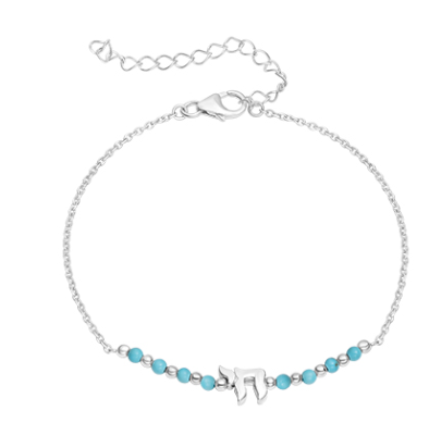 Bracelet argent 925 avec Hai