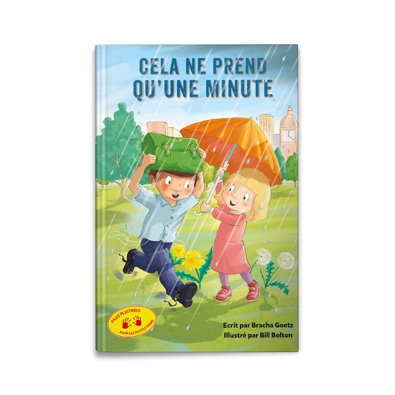 Cela ne prend qu'une minute - livre illustré pages plastifiées