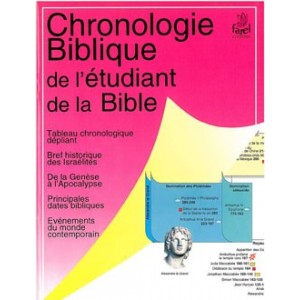 chronologie Biblique de l'étudiant de la Bible