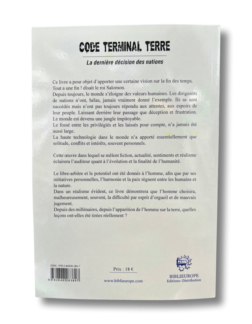 Code Terminal Terre : La dernière décision des nations - Gérard OBADIA