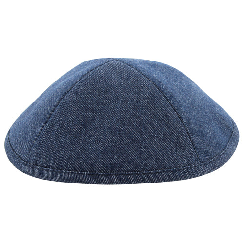 Kippa en jean bleu