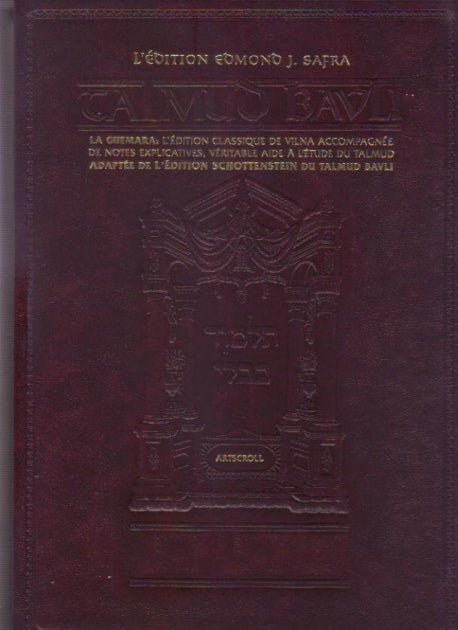Le Talmud bilingue Artscroll Traité Betsa complet