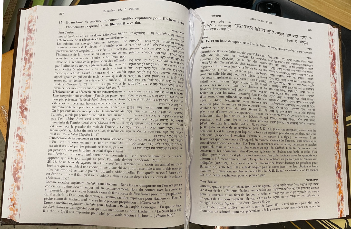 Mikraot guedolot Bamidbar commentaires sur les parachiot BALAQ PINHAS MATOT MASSEI vol 14
