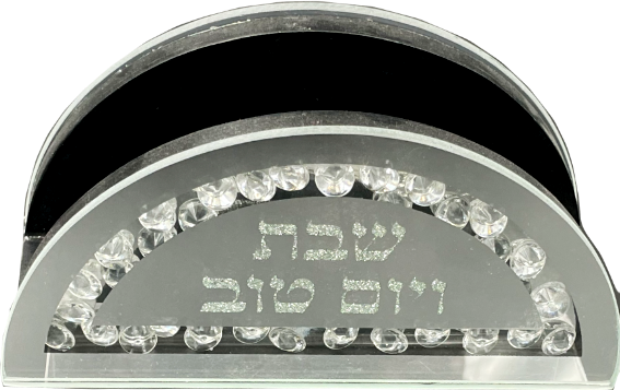 Porte-serviette en cristal